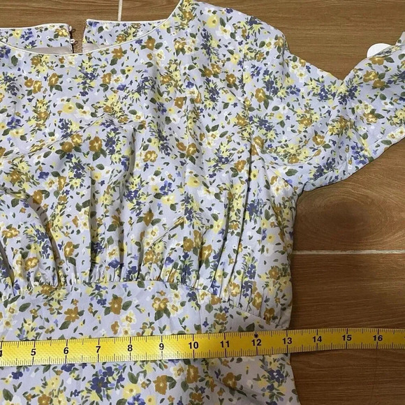 New Lily Brown VTG Future Maxi Dress Inspired By VTG Items Of Decades Floral S/M - Picture 3 of 13